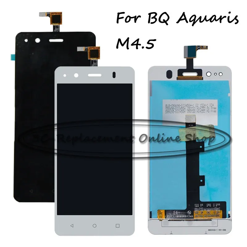 

Black/White LCD+TP For BQ Aquaris M4.5 LCD Display with Touch Screen Digitizer Smartphone