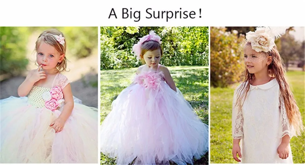 Rainbow Flower Girl Tutu Dress Princess Children Girls Tulle Party Dresses Boutique Kids Girls Pageant Wedding Ball Gown Dress