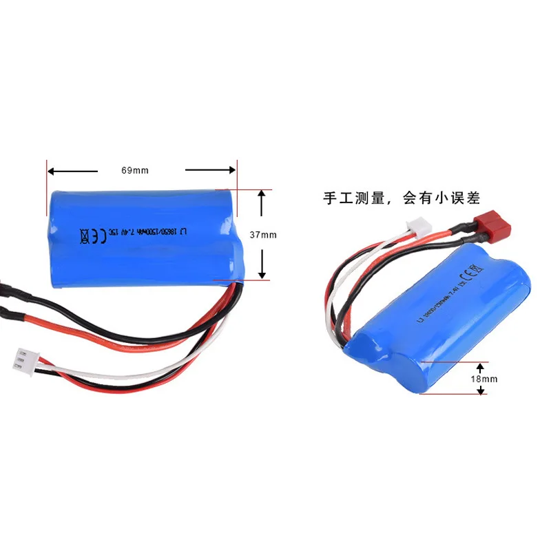 Горячая RC автомобильный Аккумулятор 7,4 V 1500mAh аккумулятор для 9125 гоночный пульт дистанционного управления RC автомобиль грузовик запасные части батареи