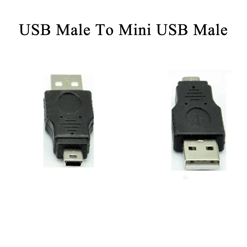 5 шт. Micro USB мужчина к мини-usb 5-контактный штекер Адаптер смены конвертер адаптер - Цвет: USB M To Mini M