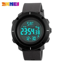 SKMEI Smart Wrist Band Pedometer Calories Sport Watches For Men Running Military Watch Army Green Digital Smartwatch Men 1215