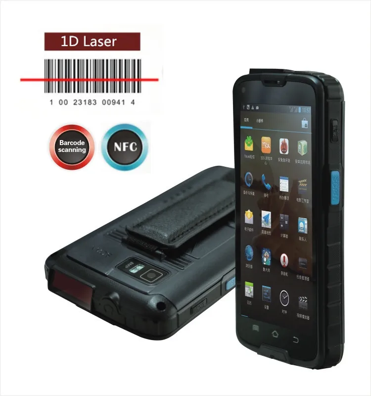 Kcosit K5S портативный терминал QR 1D 2D лазерный сканер штрих кода Android 7 1 UHF RFID сборщик