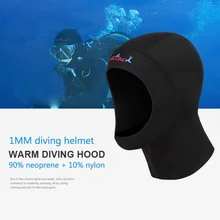 3 мм зимний неопреновый головной убор с капюшоном на шею плавающий теплый гидрокостюм шапочка для ныряния с плечевым сноркелингом