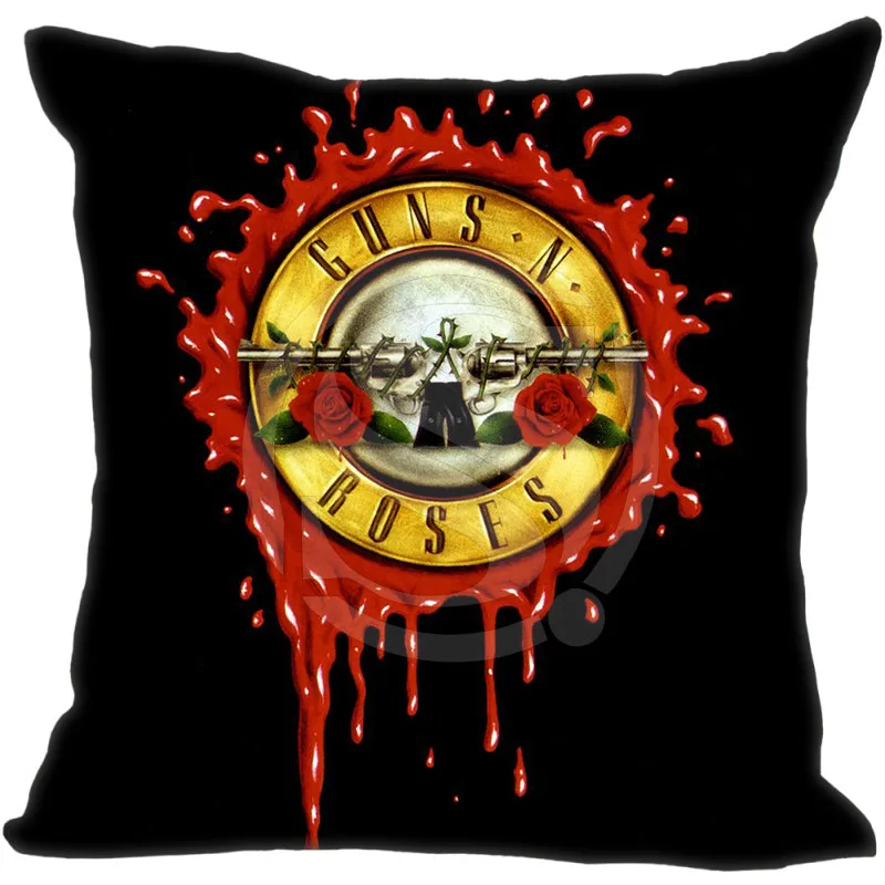 Custom Guns And Roses Style throw Pillowcase Home Best Hot Salein