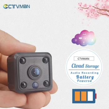 

CTVMAN 1080P Mini Camera WIFI IP P2P Battery Security Camera wifi Cloud Storage Mini Wifi IP Camera 2MP Home Security Cameras