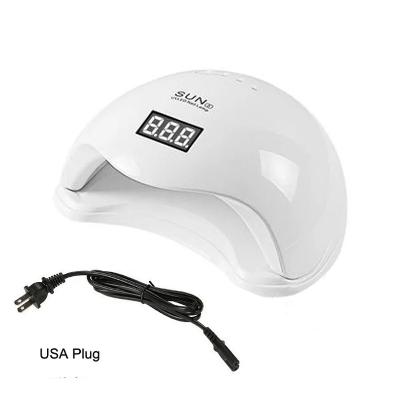 

48W Sun5 Nail Dryer For Nail UV LED Lamp 4 File Timing 10S/30s/60s Nail Gel Polish Manicure Display Lamp USB Nail Art Dryer#LD06