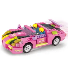 COGO Dream Girl Educational Building Blocks Toys For Children Kids Bricks Gifts Car Model Friends City Compatible With Legoe