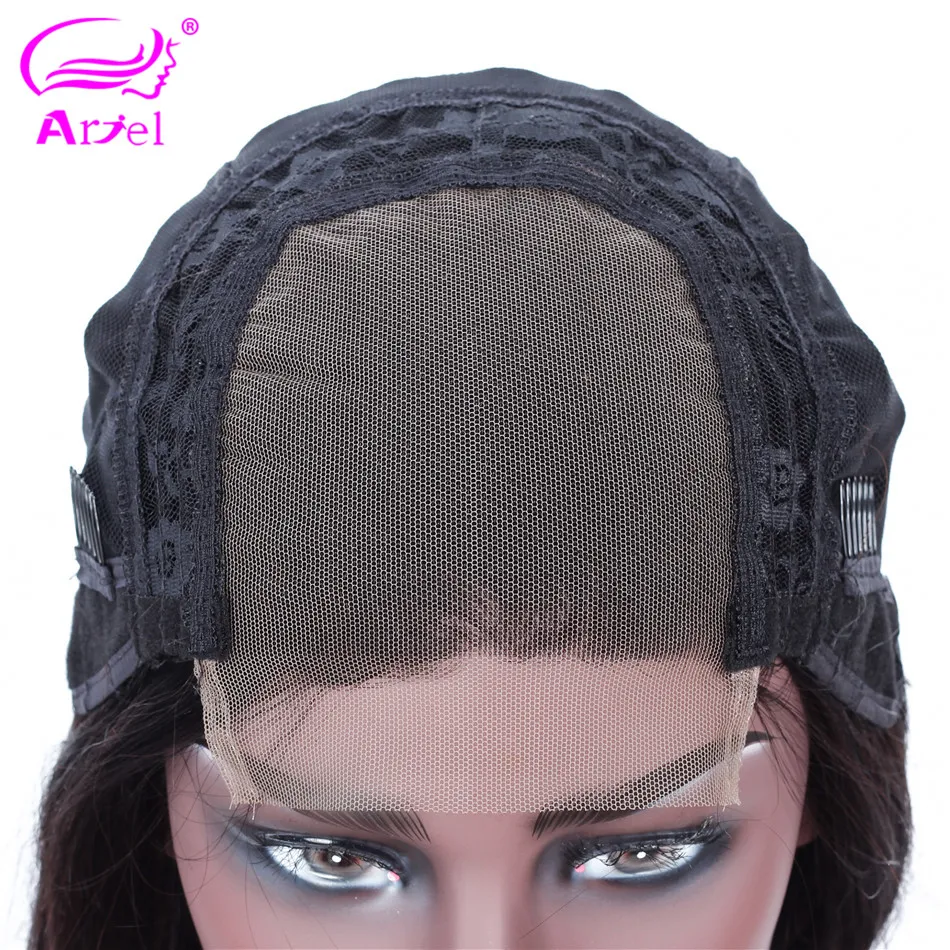 4�4 Closure Wig Body Wave Wig Human Hair Wigs For Black Women Brazilian Wig Non Remy Brown Glueless Lace Wigs Human Hair Ariel