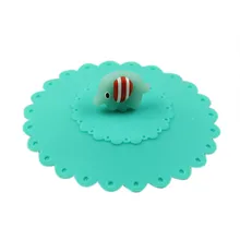 Горячая милый слон пыли многоразовый силиконовый чехол чашка DIY сплайсинга теплоизоляция чашка уплотнение крышка