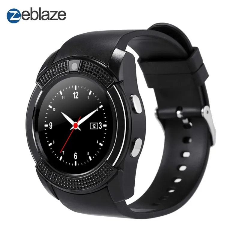 

V8 Sport Smart Watch Anti-lost Smartwatch Support SIM TF Card Clock Watches Call Step Count Sleep Remind For Xiaomi Huawei