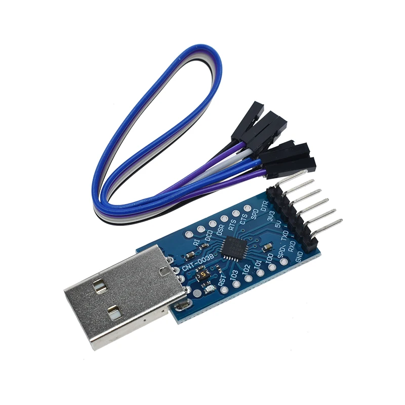 AEAK CP2104 USB 2,0 к ttl UART 6PIN модуль последовательный преобразователь STC PRGMR Замена CP2102 с кабелями Dupont