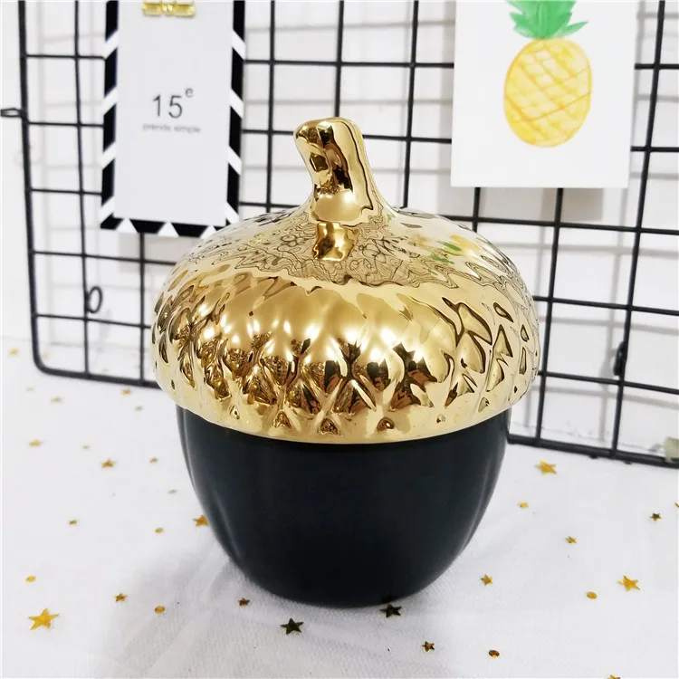 Украшение дома керамические креативные банки для хранения Pinecone керамическая