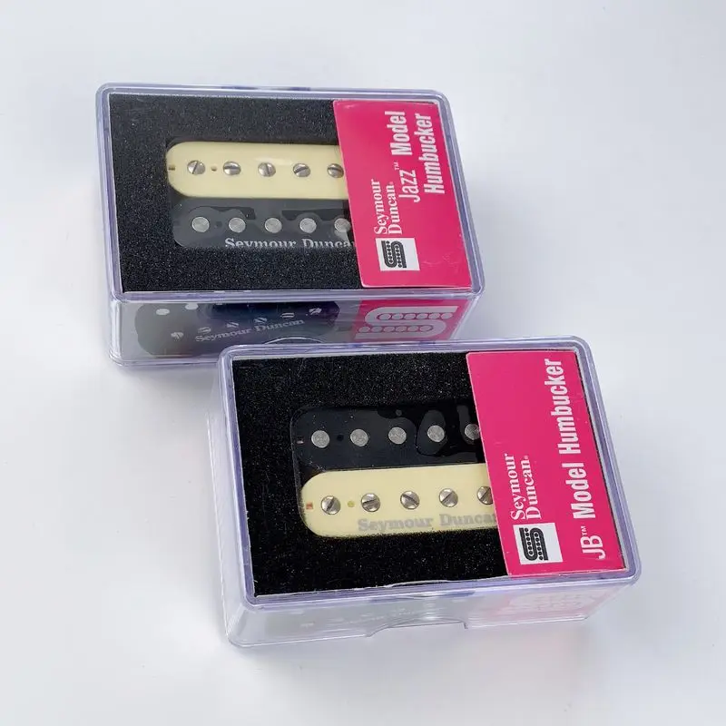 1 комплект Seymour Duncan шея и мост хамбакер Пикап Зебра