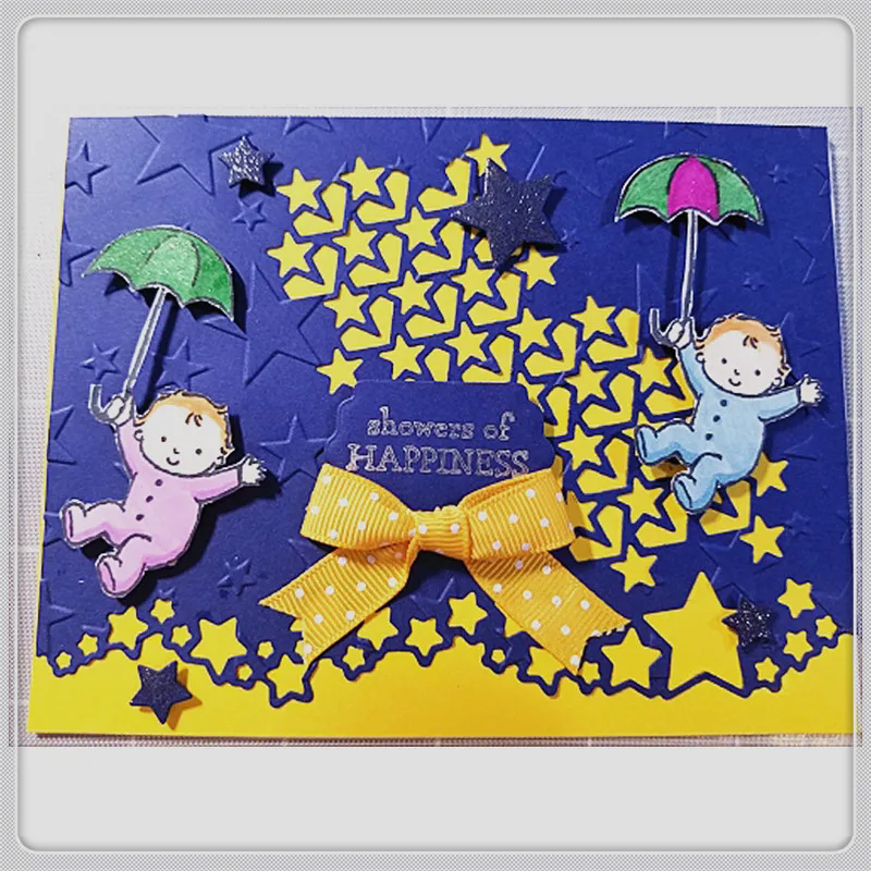 

New Stars Border Metal Cutting Dies Stencil for DIY Scrapbooking Album Embossing Paper Cards Decorative Crafts Die Cuts