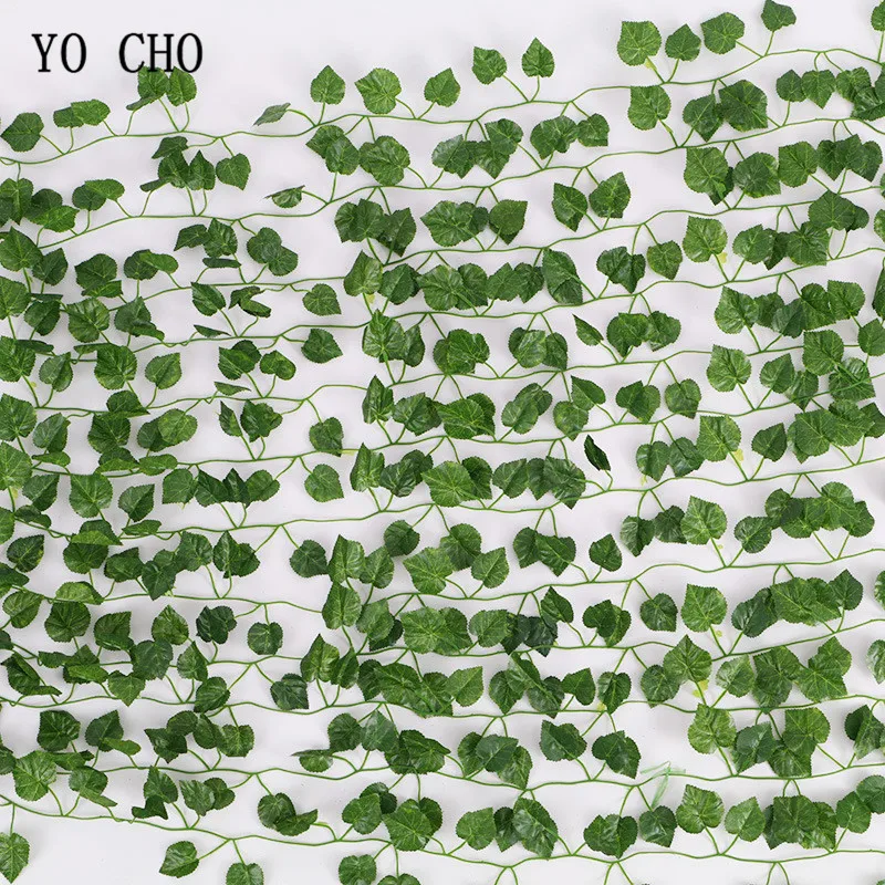 YO CHO 6 шт. искусственный плющ гирлянда для цветов плюща стены свадьбы дома сада