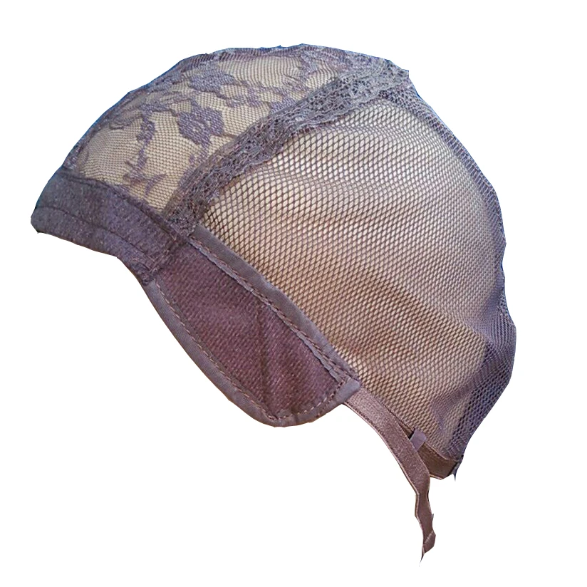 

Glueless Lace Light purp wig caps for making wigs Weaving Cap Stretchy Net Mesh Ladies Elastic hairnets Full size 1pieces/lot