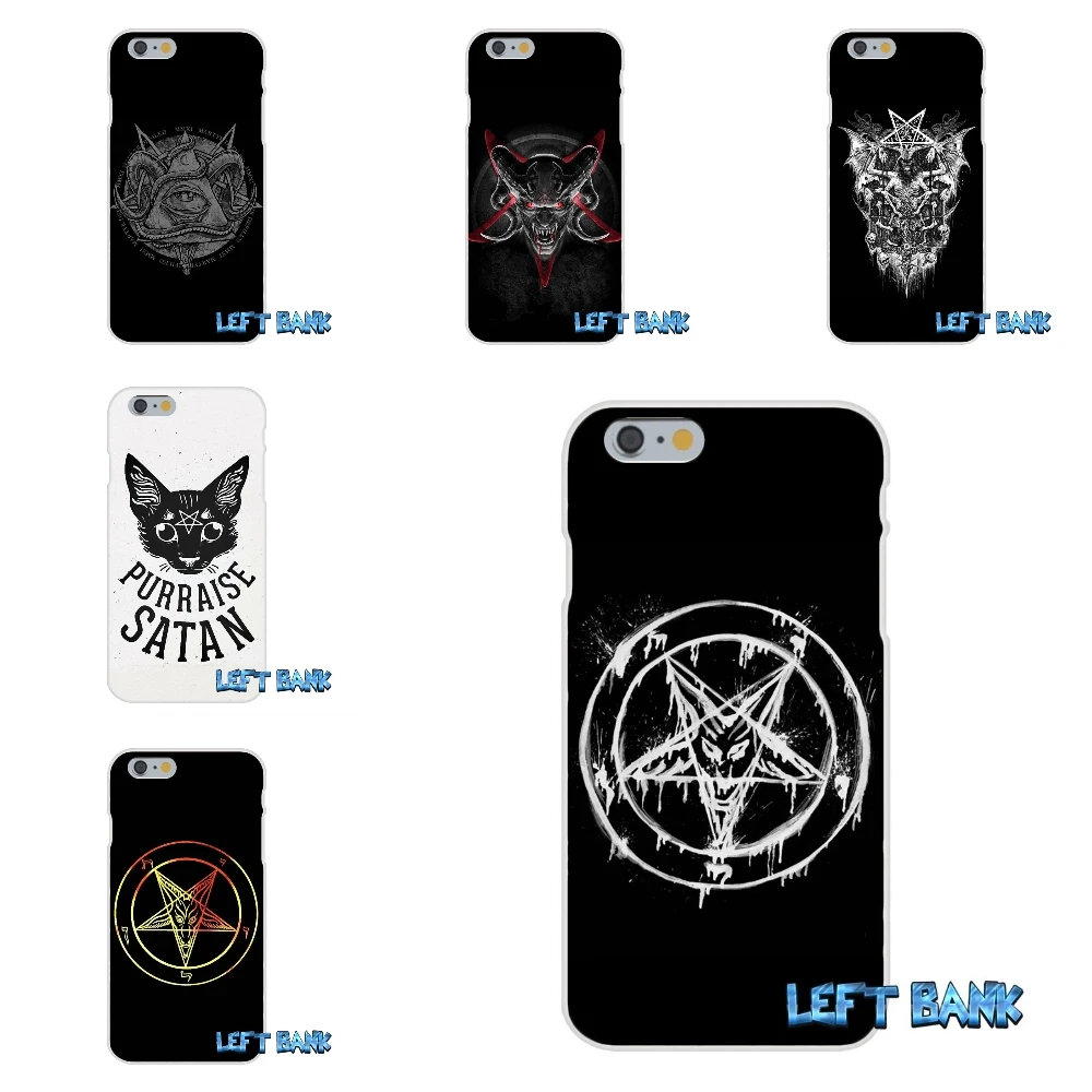 Для Samsung Galaxy Note 3 4 5 S4 S5 MINI S6 S7 edge сатана пентаграмма оккультный злой логотип мягкий