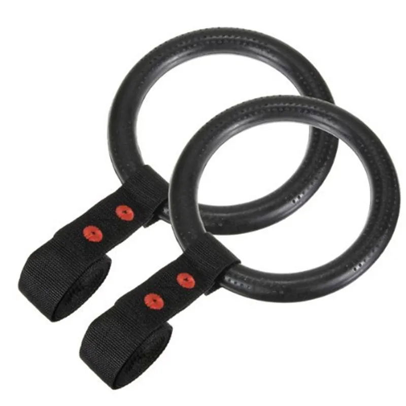 1 Pair Gymnastics Rings Home Fitness Gym Crossfit Strength Training