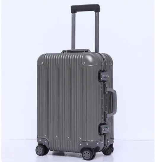 Travel tale 20 дюймов Алюминиевый ручной клади Органайзер ручной Спиннер чемодан на колесиках - Цвет: 3