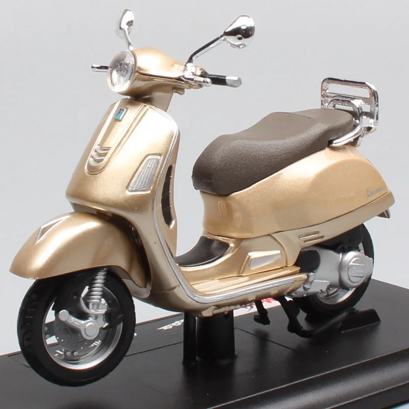 1:18 scale maisto Piaggio Vespa GTS 300 scooter motorcycle diecast vehicles sports motor bike toys models for children gold