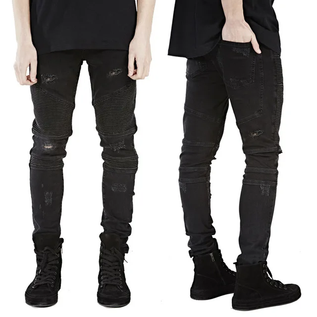 hollister black skinny jeans mens