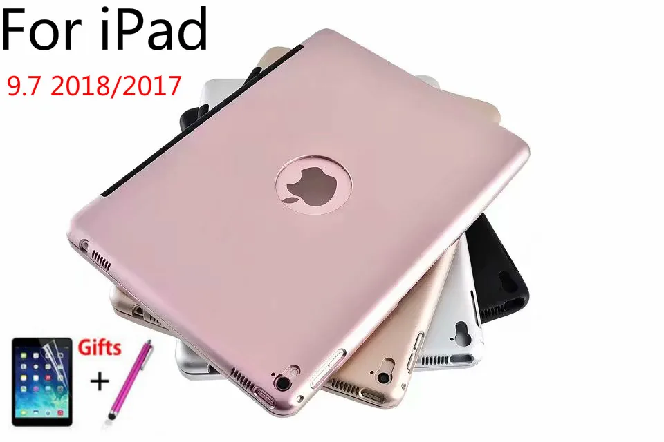 Для нового IPad 9,7 2018 2017 Чехлы ABS пластиковое беспроводное покрытие клавиатуры Bluetooth для A1822 A1823 A1893 A1954 чехол + подарки