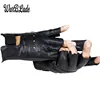 WarBLade High Quality Men Genuine Leather Gloves Slip-resistant Luvas Half Finger Sheep Leather Fingerless Gym Fitness Gloves ► Photo 3/6