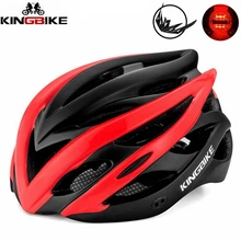 

Kingbike Cycling Helmet MTB Road Men Bicycle Helmet Ultralight Integrally-molded Safety Bike Helmets Back Light Casco Ciclismo