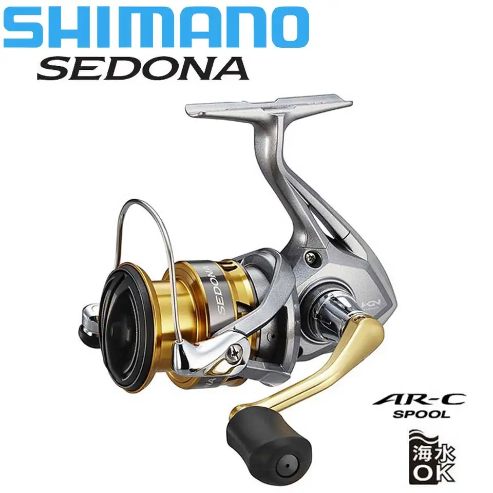 SHIMANO سيدونا فاي الغزل الصيد بكرة 3 + 1BB الألومنيوم بكرة 4 كجم HAGANE والعتاد ماكس السحب الغزل الصيد بكرات