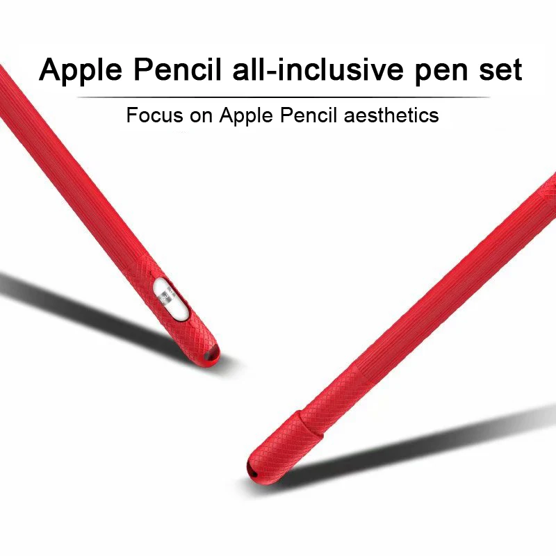 Планшет сенсорный Стилус Защитная крышка для Apple Pencil 1 Чехлы Портативный мягкий силиконовый пенал высокого качественный аксессуар