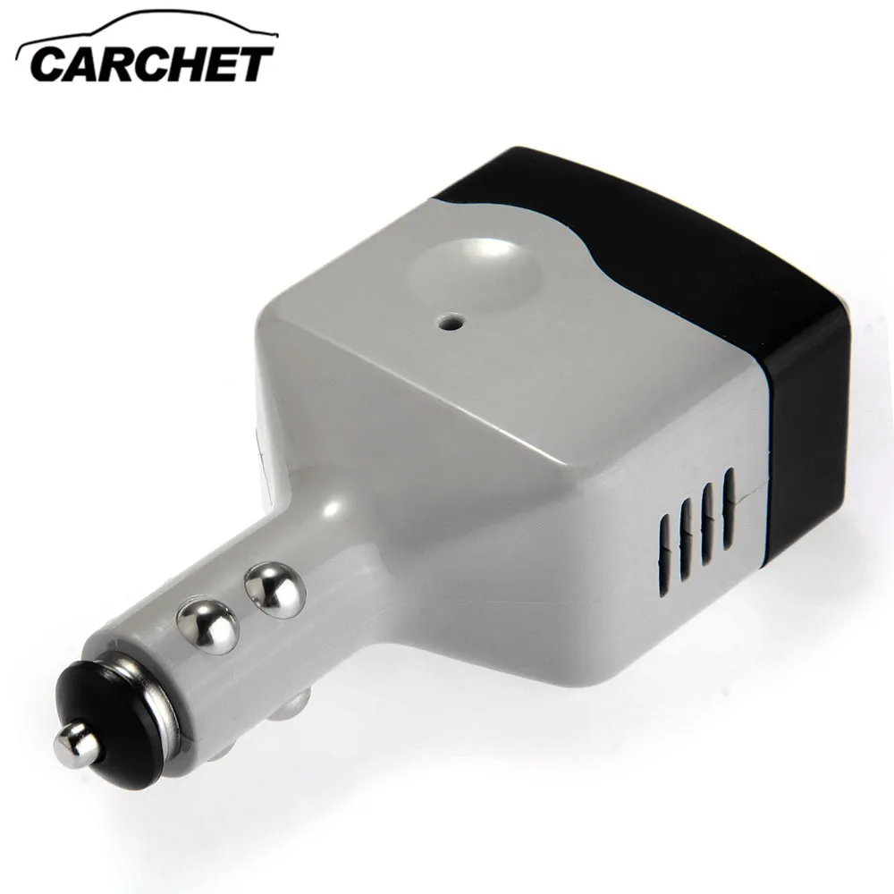 CARCHET DC 12 В 24 к AC 220 авто Инвертор прикуривателя конвертер адаптер с USB подключите