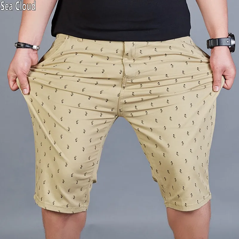 82 Summer Plus Size Hiphop Mens Shorts Male Loose Straight Knee Length Casual Short Trousers