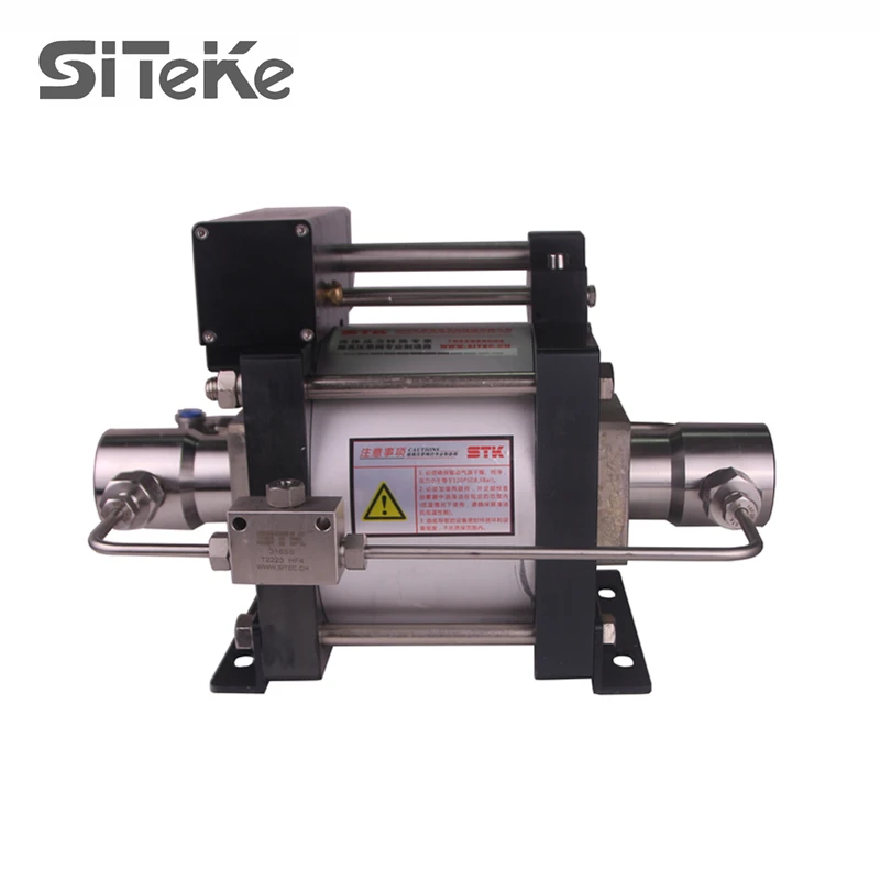 

SITEKE AT300 Gas-liquid booster pump Max Output Pressure 2490 Bar Air Driven Liquid Pumps for oil or water applications