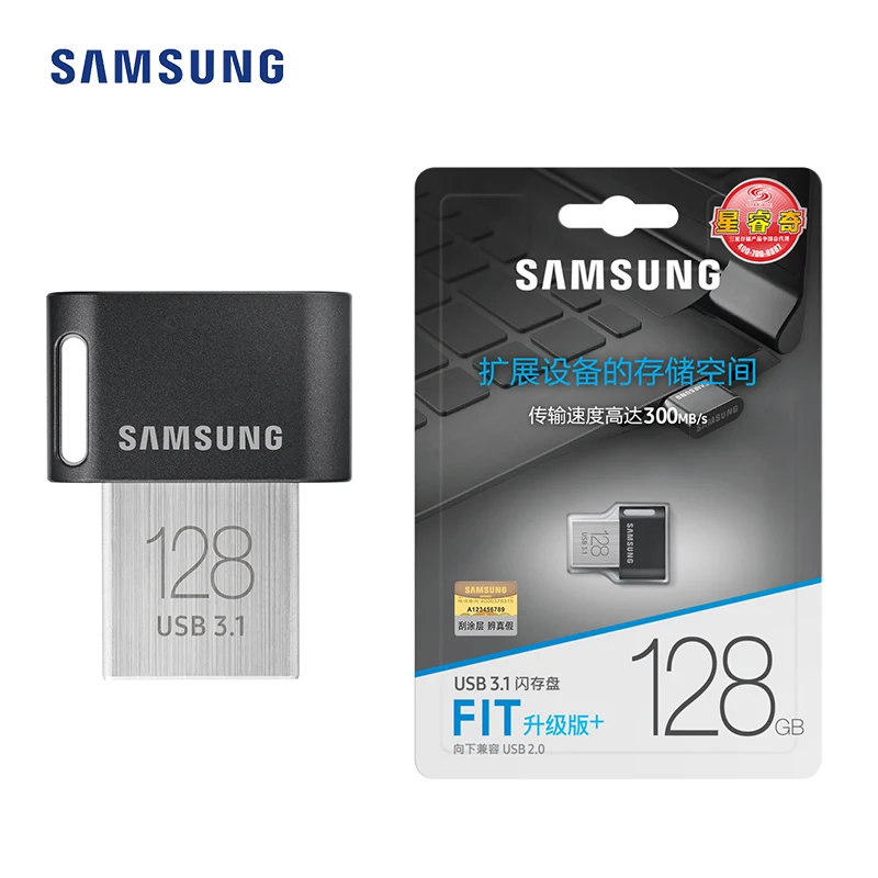 SAMSUNG USB 3,1 Pen Drive 32 ГБ, 64 ГБ и 200 м/с USB Flash Drive высокоскоростной флешки металла мини-usb карта памяти рукоять 128 GB 256 GB 300 м/с