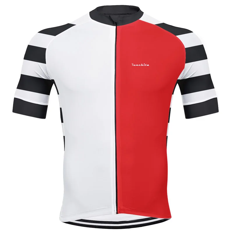 

RUNCHITA Pro Team Cycling jersey short sleeve summer quick-drying bicycle racing Cycling Clothing Maillot Ropa max storm maillot