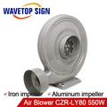 WaveTopSign Druck Fan CZR LY80 220V 550W Stahl Kreisel Fans können Nehmen Über die Vakuum Saug Gravur Maschine-in Werkzeugteile aus Werkzeug bei