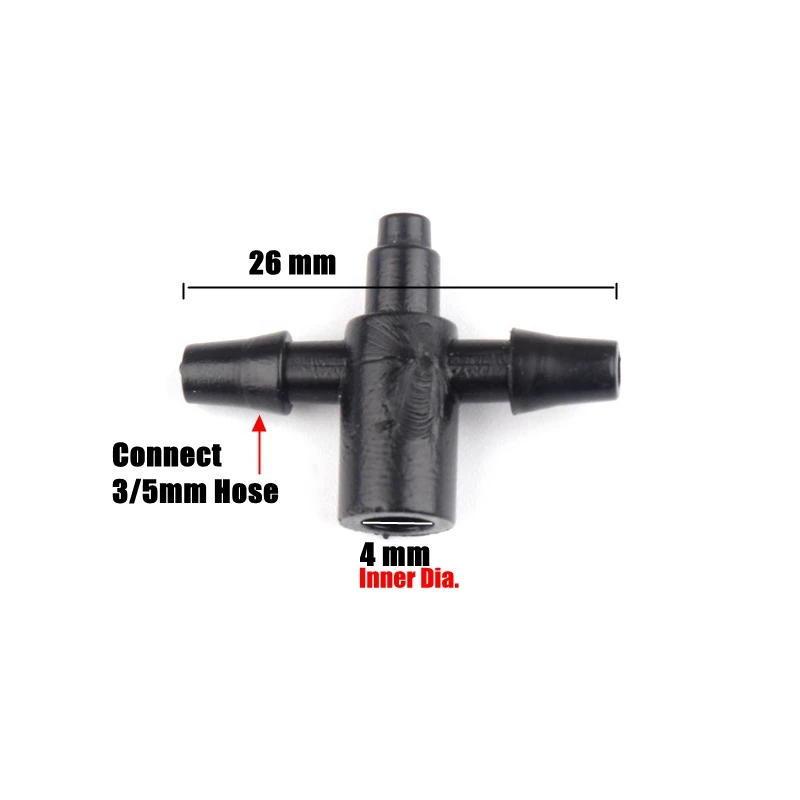 50 шт. 8 видов 3/5 мм садовый шланг разъемы Micro капельного полива и орошения Системы водяной шланг трехходовая труба приспособления для резки шланг Разъем воды разъемы
