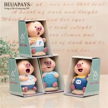 

hogar figurines DIY home decoration accessories bonsai Novelty Piggy Cake Baking Decoration car Crafts Student Gift Decorations