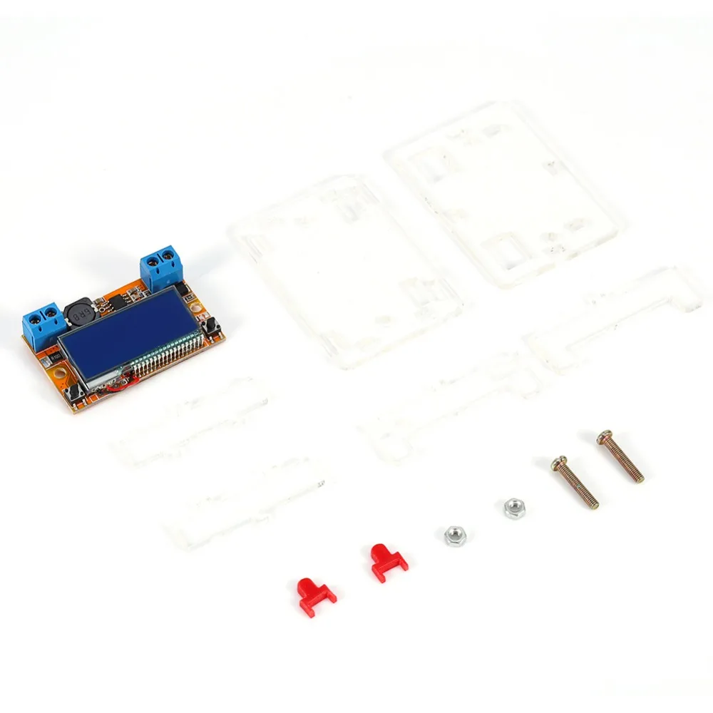 

DC-DC Adjustable Step-down Power Supply Module Voltage Current LCD Display Shell