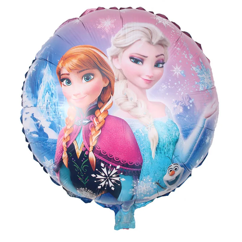 PHLUMY 10 шт. 18 дюймов Эльза Анна Принцесса фольгированные шары надувные воздушные шары с гелием детский душ с днем рождения украшения
