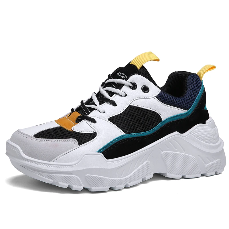 Bomlight разноцветные мужские кроссовки; обувь для папы на массивном каблуке; мужские лоферы; кроссовки на толстой подошве; zapatillas hombre Tenis