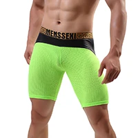 Дышащие мужские Компрессионные шорты для тренировок, фитнеса, обтягивающие удобные короткие штаны - Цвет: Зеленый