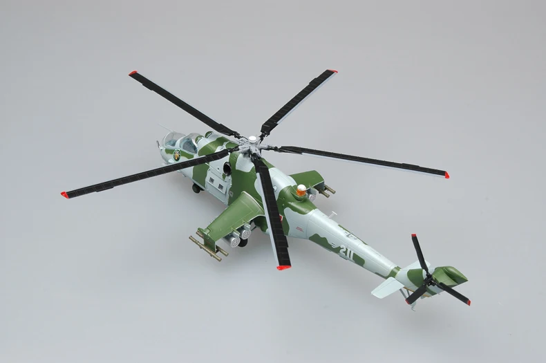 Easy Model Air Force Mi-24 вертолет Porland 1/72 весы Готовая модель игрушки для сбора подарок 37038