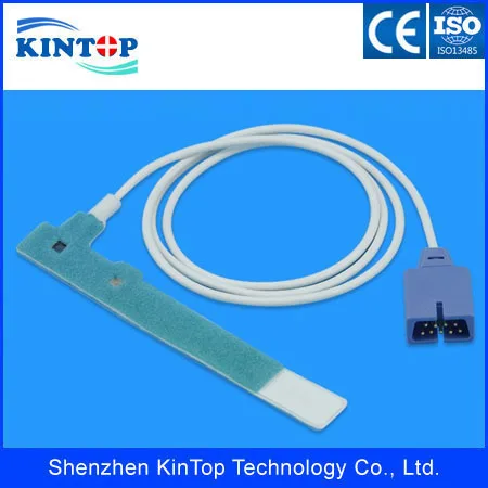 

10PCS/LOT Compatible New nellcor oximax 9pin blue sponge nonadhesive disposable spo2 sensor with CE approved