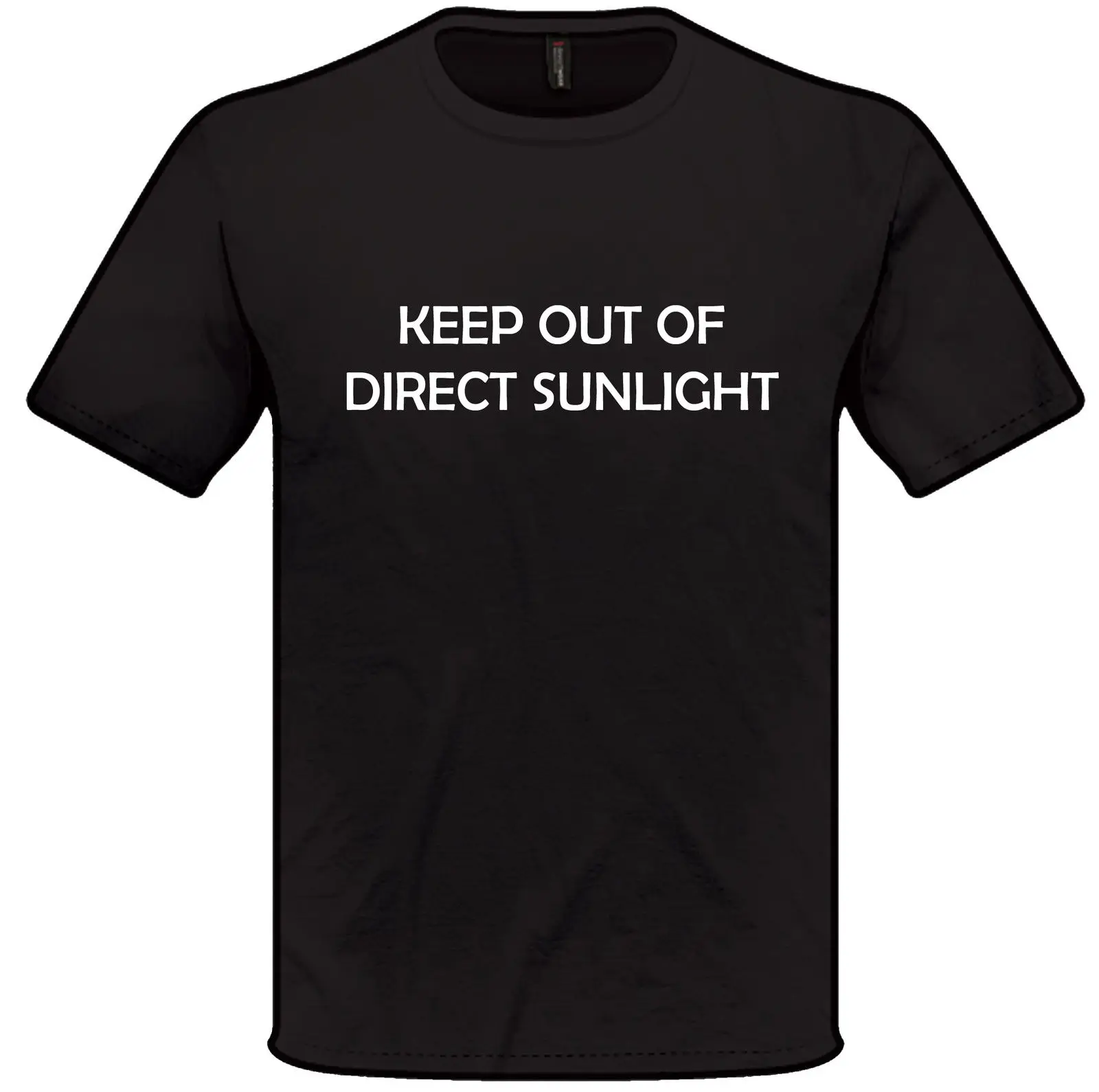 Keep Out Of Direct Sunlight t shirt Solid Colorin TShirts from Men's