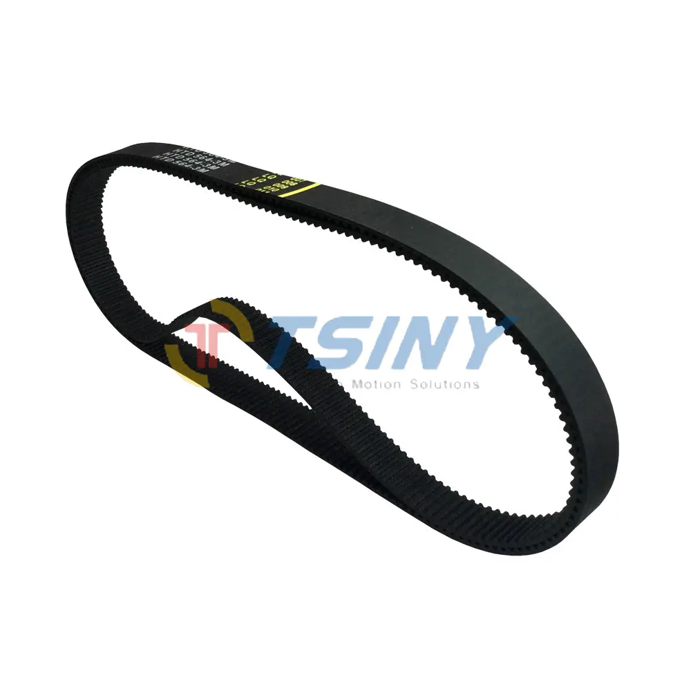 

Pack of 2pcs Round Rubber Transmission Belt HTD 3M Timing Belt Arc Tooth Length 564mm Teeth Number 188 Belt Width 15mm