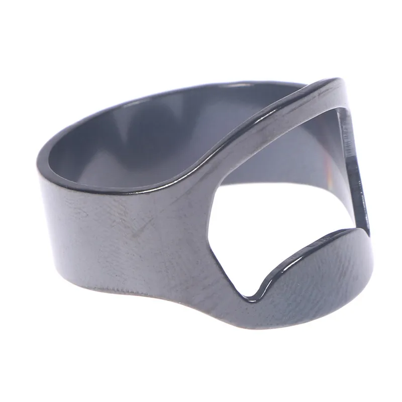 

Stainless Steel Bar Tools Bottle Opener Kitchen Accessories Finger Ring Design Beer Opener Corkscrews Openors