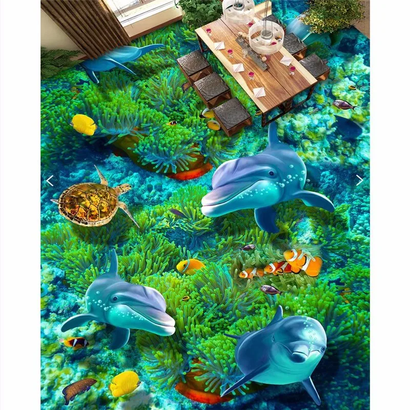 Modern-Floor-painting-HD-Sea-World-dolphin-coral-biota-Waterproof-Bathroom-kitchen-PVC-Wall-paper-Self (1)