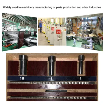 

6pcs Machine Tools Accessories Pull and Push Broaches High Speed Steel Keyway Broaches Cutting Tools Module Spline Broach