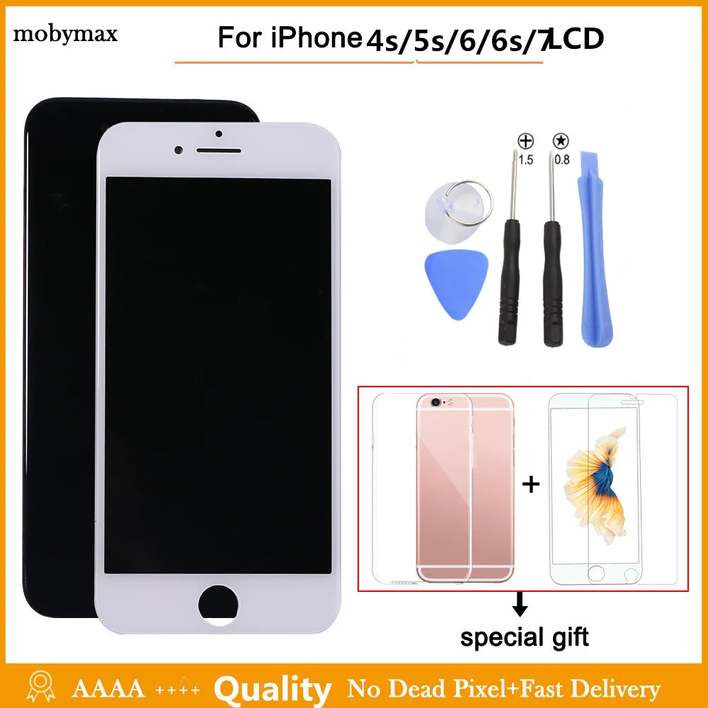 

for iPhone 6 LCD Screen and Touch Digitizer Repair Assembly Replacement for iPhone 7 Display LCD for iPhone 5S Screen 6S Display